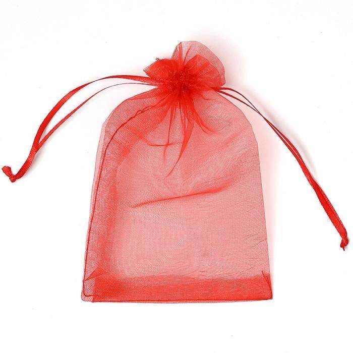 100 Sacs De Protection Réutilisables Pour Fruits - Filet à Cordon De Serrage - 13x18 Cm - Anti-oiseaux, Insectes - Jardin - 5