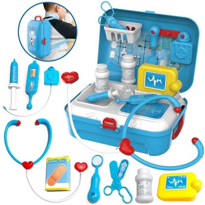 Malette Docteur Enfant Jouet - Jeu d'imitation - Kit du Docteur Médicale  Jouet Avec Accessories - Pour Garçons Filles Âge 3 et Up - Cdiscount Jeux -  Jouets