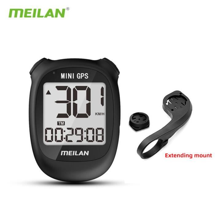 Compteur Vélo GPS Meilan M2 - Ordinateur De Vélo Avec Kilométrage
