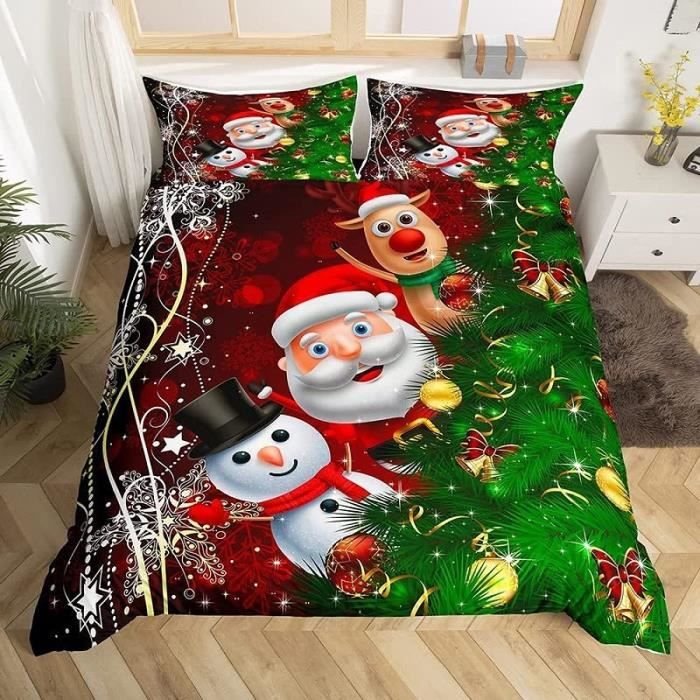 Parure De Lit Imprimé Floral Kaki Et Blanc 220x240 Cm – Côté Côte Déco – Microfibre 72g Réversible