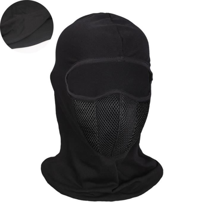 Masque Intégral / Cagoule AirLes GSH-25 Pour Parapente – Taille M – Noir