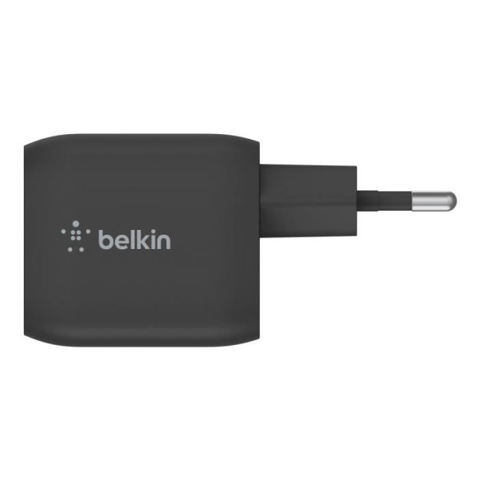 BELKIN 45W PD PPS Dual USB-C GaN Chrg Blk-Unv - WCH011VFBK