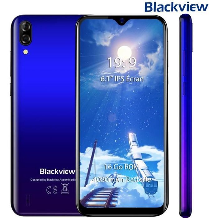 Top achat Téléphone portable Smartphone Pas cher Blackview A60 16Go 6.1" Écran Android 8.1 Caméra 13MP 4080mAh batterie Téléphone portable Debloqué - Bleu pas cher Achat Téléphone portable Smartphone Pas cher Blackview A60 16Go 6.1" Écran Android 8.1 Caméra 13MP 4080mAh batterie Téléphone portable Debloqué - Bleu pas cher