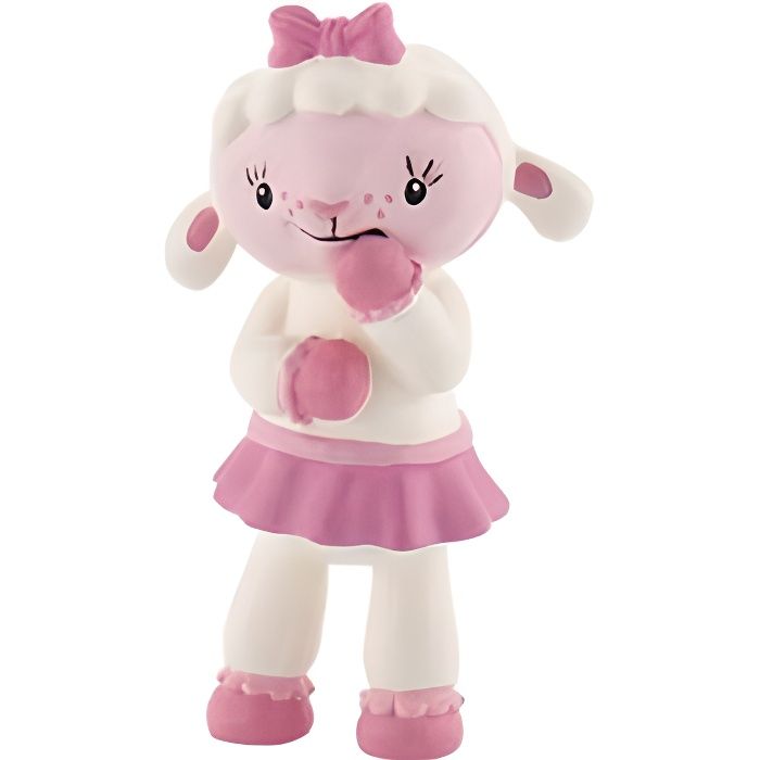 figurine caline docteur la peluche disney bully 6 cm - fille 3 ans - rose