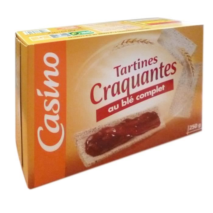 Tartines craquantes au blé complet 250 g