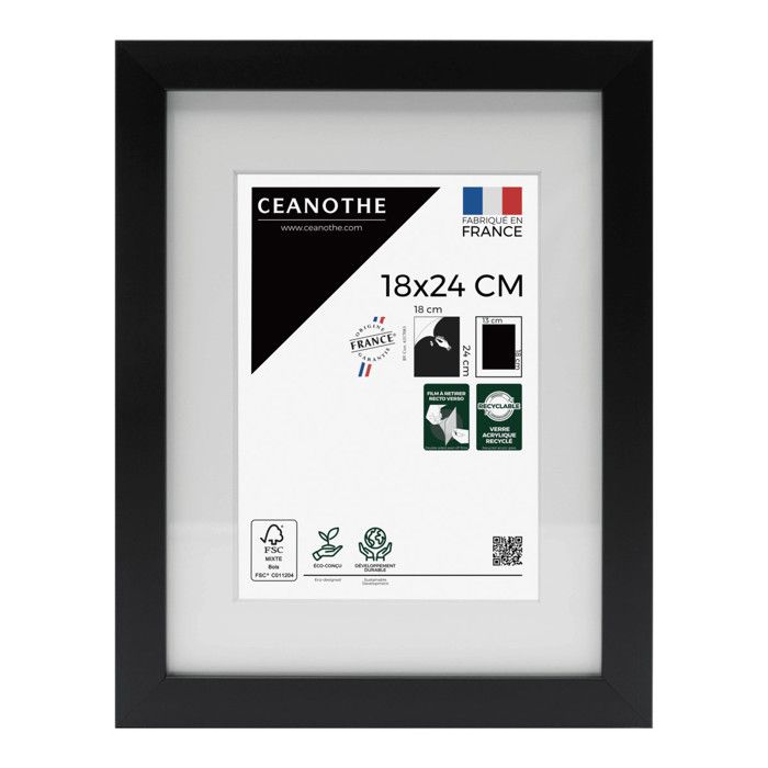 Cadre 10x15 WOLTU Lot De 10 Cadre Photo 15x20cm En Bois, Cadre Pour Poster Avec Cadre 20x30