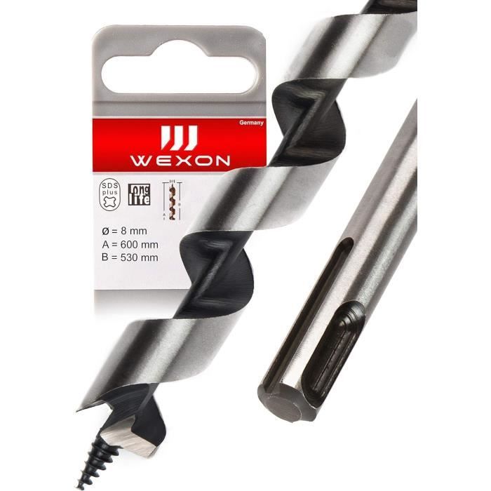 LUX-TOOLS Mèche hélicoïdale bois 6 mm