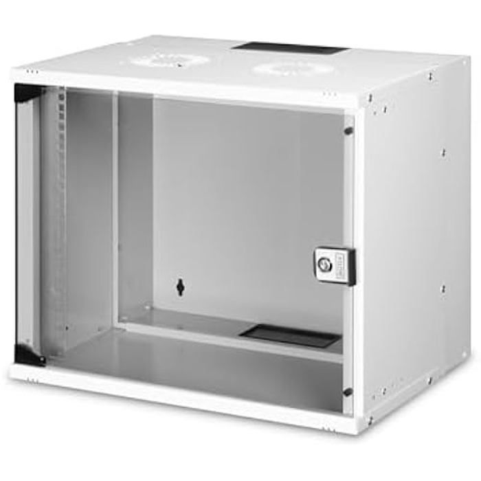 Armoire réseau - DIGITUS - Rack 19 Pouces 9 UH - Montage mural - Profondeur 400 mm - IP20