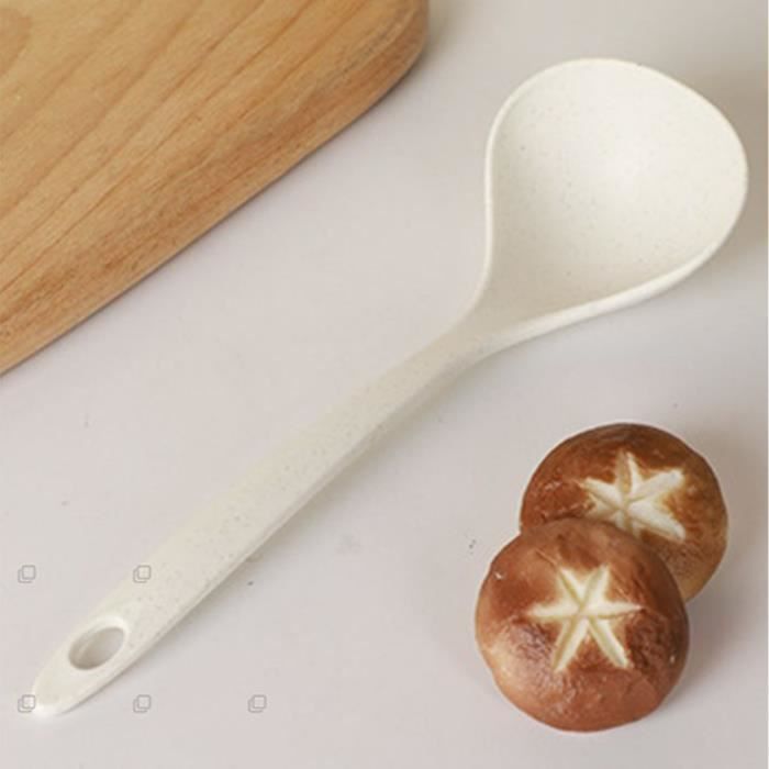 Louche à Soupe En Verre Borosilicate Long Manche - Cuillère Service Bec Verseur Résistante Chaleur