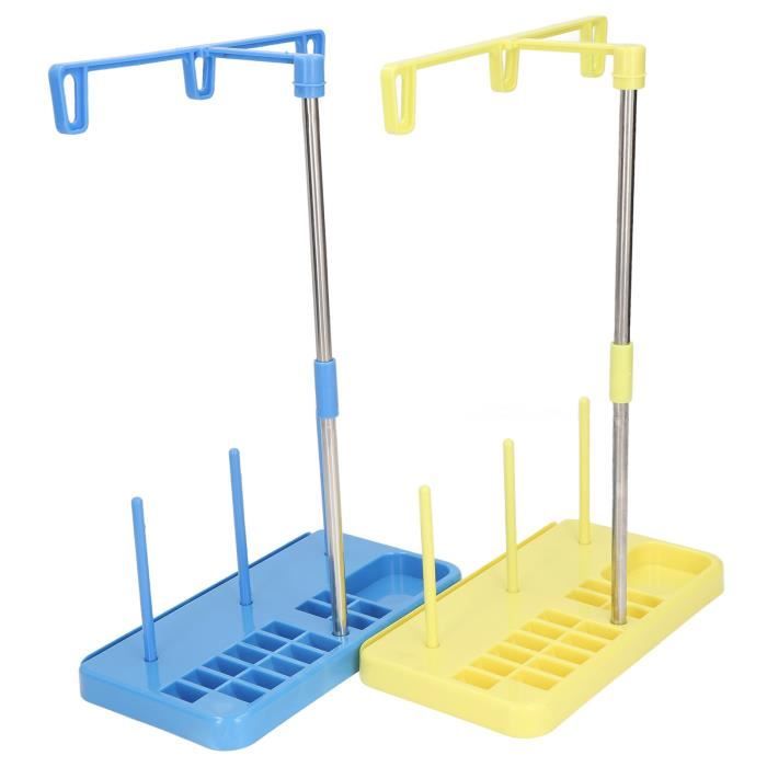 YEQIN Support De Bobine De Fil Pour Couture, Broderie, Accessoires De Machine à Coudre (bleu