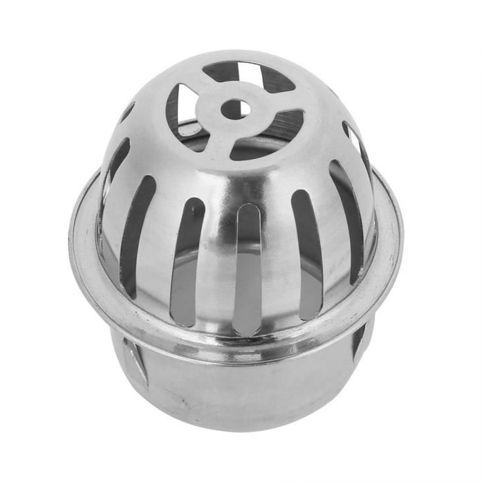 Grille De Drain Extérieur En Acier Inoxydable – Couvercle Rond Pour Balcon, Jardin, Toit, Tuyau D’Évacuation (Diamètre 160 Mm) - 9