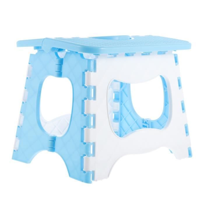 Marchepied antidérapant pour enfants, tabouret en plastique, escabeau pour enfant pour salle de bains (couleur et design aléatoires