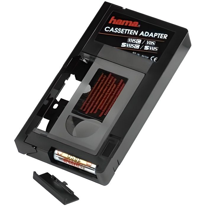 Adaptateur VHS-C compatible S-VHS et cassettes 1,2 mm, convertisseur