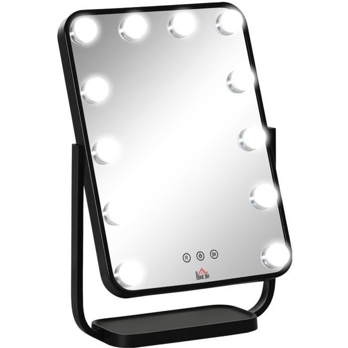 Gesentur Lumière de Miroir LED Dimmable - 14 Ampoules Hollywood