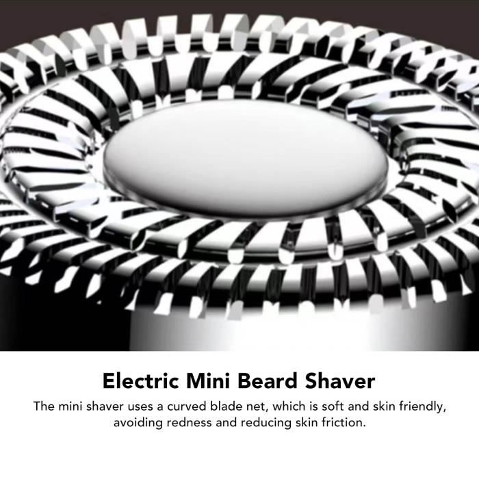 Rasoir électrique Barbe Double Tête Compact étanche - Rechargeable, Neuf