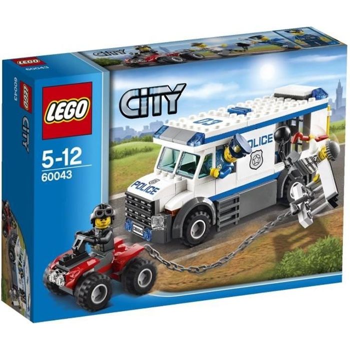 Acheter LEGO City 60043 Le Transport du Prisonnier Reconditionné - 59,90 € LEGO City 60043 Le Transport du Prisonnier Reconditionné - Lego reconditionné disponible sur Cdiscount Seconde Vie