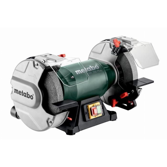 Touret à meuler double DSD 200 Plus METABO Affuter Métal Professionnelle