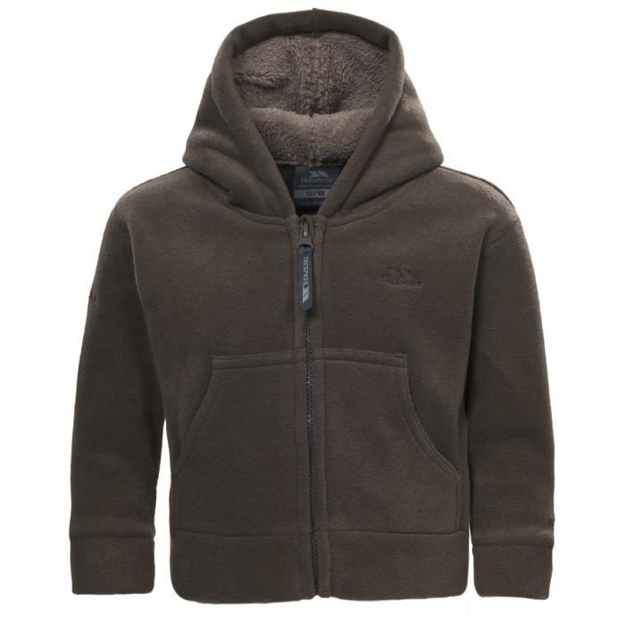Trespass Alejandro Veste Polaire Bebe Garco Chocolat Cdiscount Pret A Porter