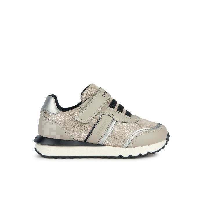 Geox Baskets enfant - GEOX - Fastics - Scratch - Synthétique - Rock/dk silver