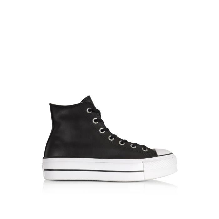 converse cuir noir cdiscount