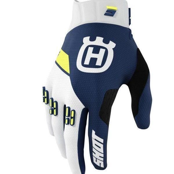 Gants de moto respirants unisexes,gants de course complets,protection des sports de plein air,gants de vélo Cross- Gants 3[F59]