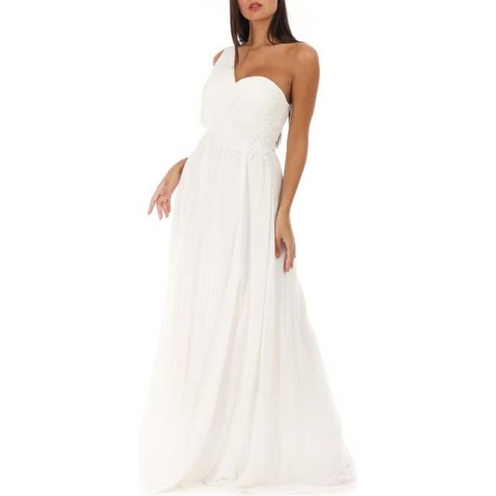 robe blanche cdiscount