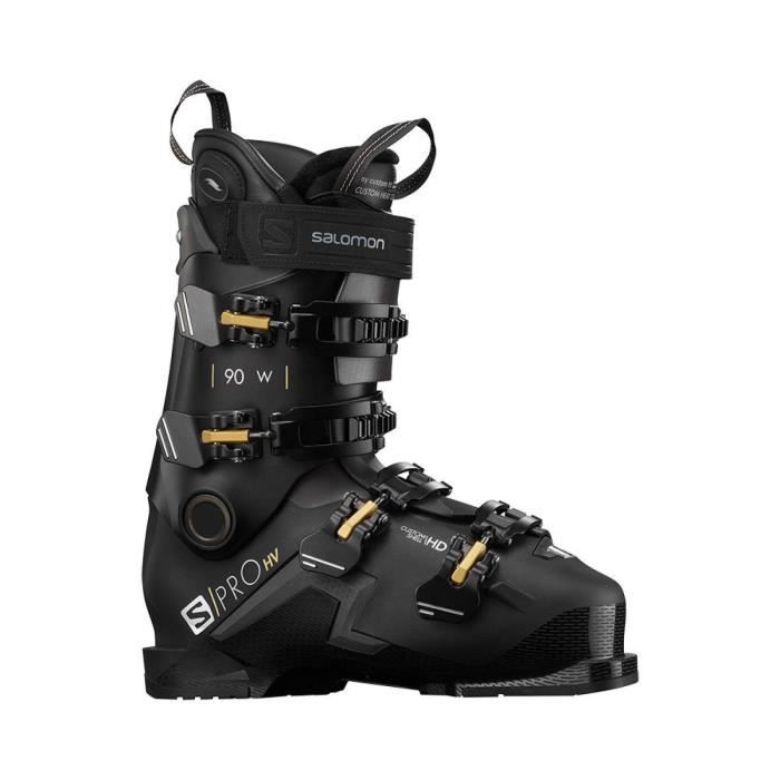 chaussures de ski salomon s/pro hv 90 w ch black homme