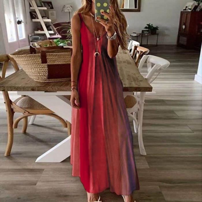 Robe été Sandra Darren Taille 16 Noire Imprimée - Sans Manches, Dos Nu, Occasion Excellent état