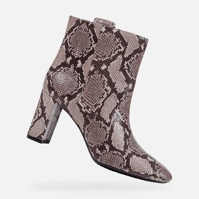 bottine femme python