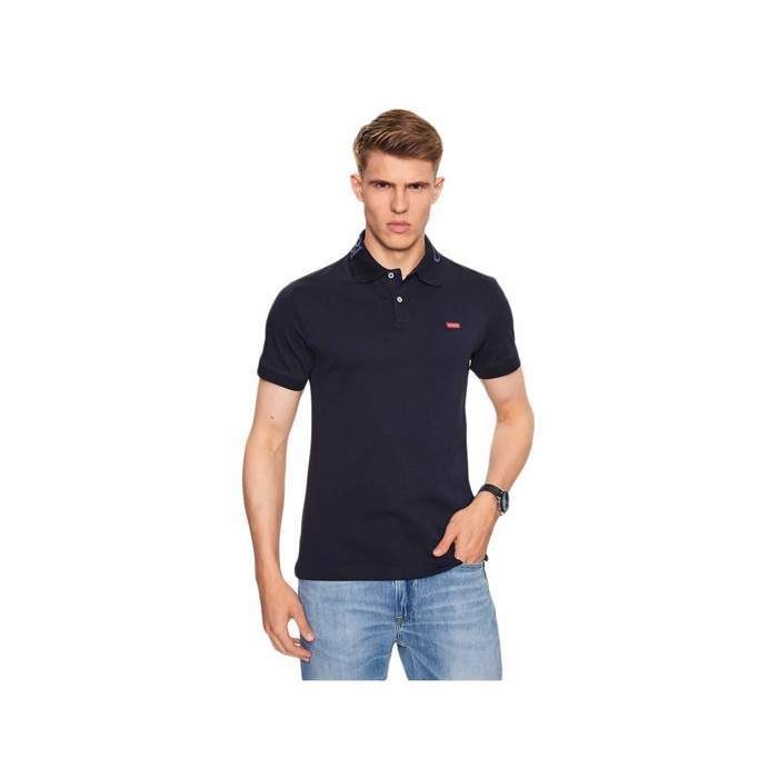 Polo Guess - Homme Guess - Nolan - Guess Noir - Synthétique - Vetement Guess