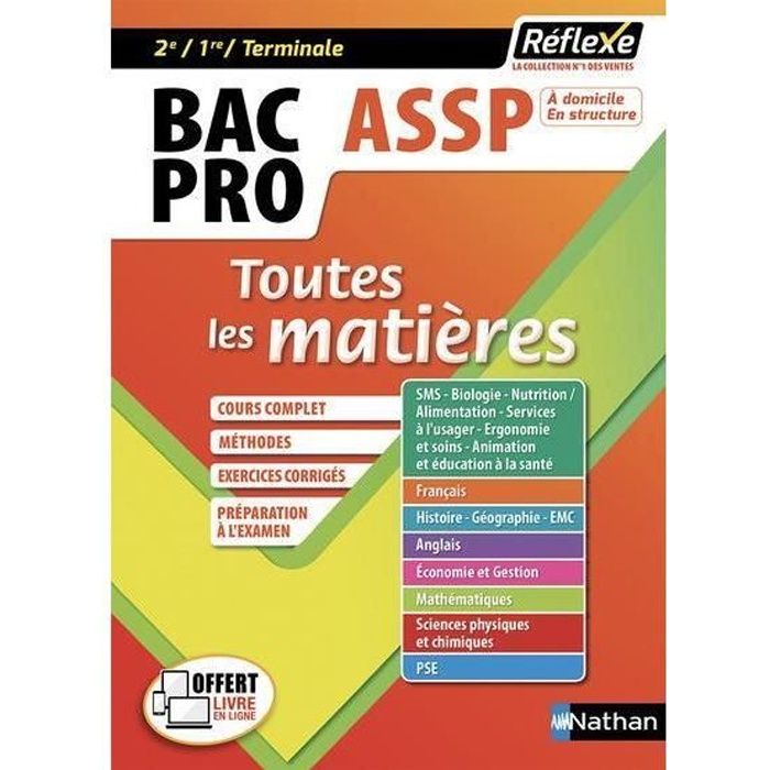 Livre Sms Bac Pro Assp - Corrigé