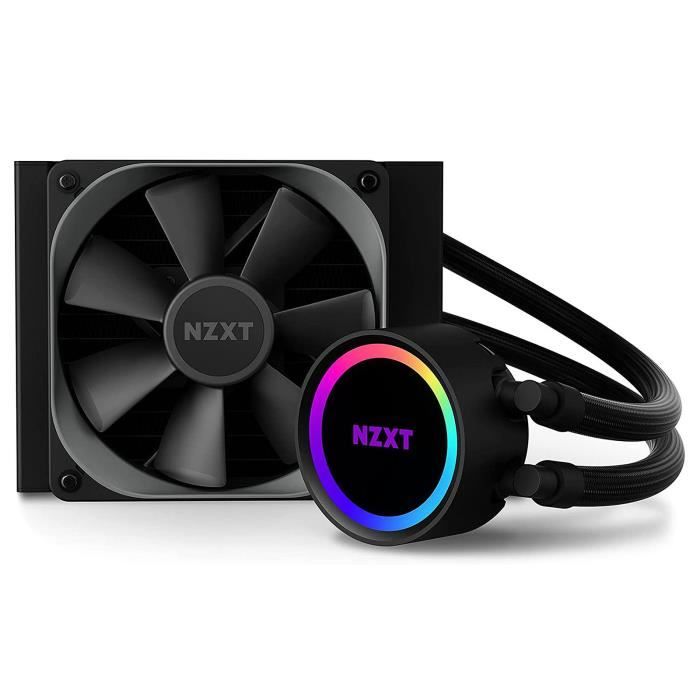 NZXT Kraken 120 - Kit de Watercooling tout-en-un 120mm pour processeur avec rétroéclairage RGB