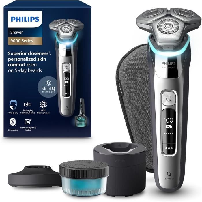 Rasoir électrique PHILIPS S997455 SkinIQ Autonomie 60 min Wet & Dry