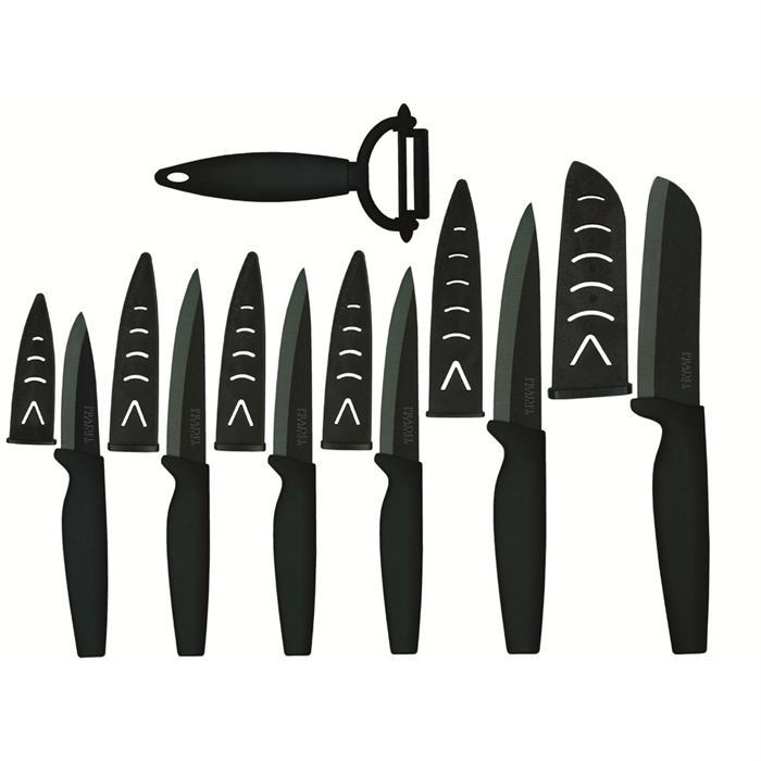 Carte de 6 couteaux sujet laiton pradel 105 mm | En stock