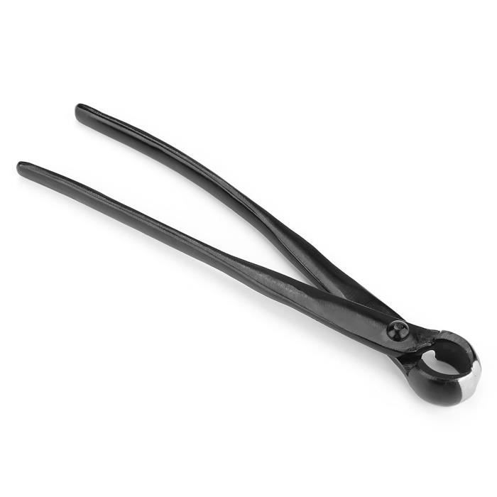 Lot De 3 Outils Bonsaï - Cutter Concave 28cm, Coupe-Bouton 29.2cm, Ciseaux 19.1cm - Acier Inoxydable