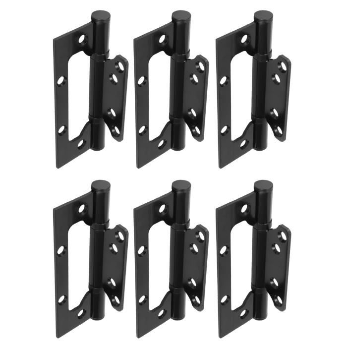 HURRISE Charnières de porte 6pcs Charnières Muettes de Porte