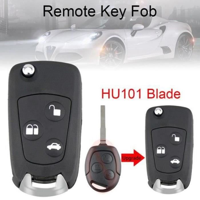 Coque Télécommande Plip 3 Boutons Ford C-Max, Fiesta, Focus, Ka cle Coque Télécommande Plip 3 Boutons Ford C-Max, Fiesta, Focus, Ka cle