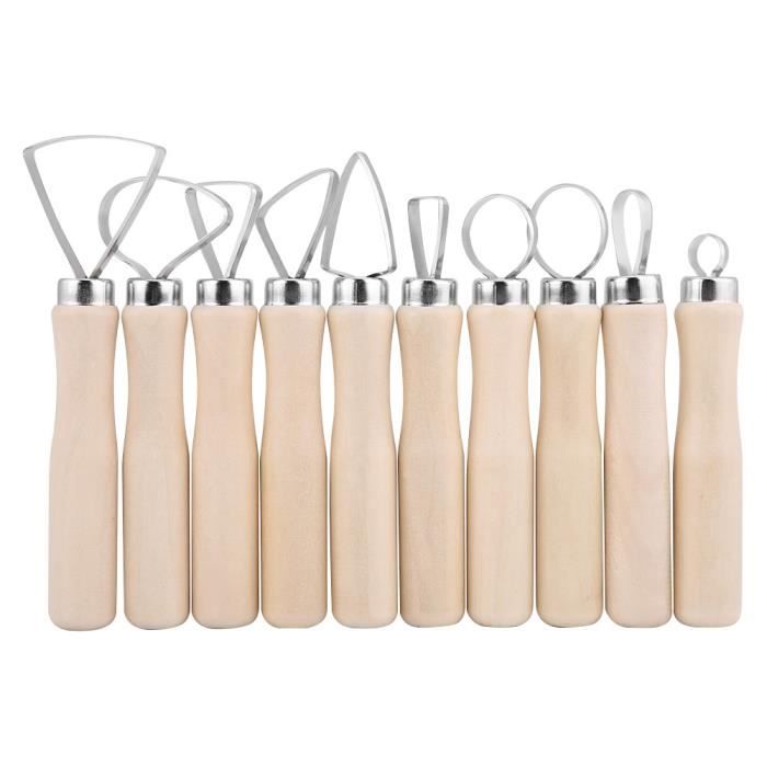 Lot De 11 Outils De Sculpture Royal & Langnickel – Céramique Et Modélisme – Poignées Bois – Double Extrémité