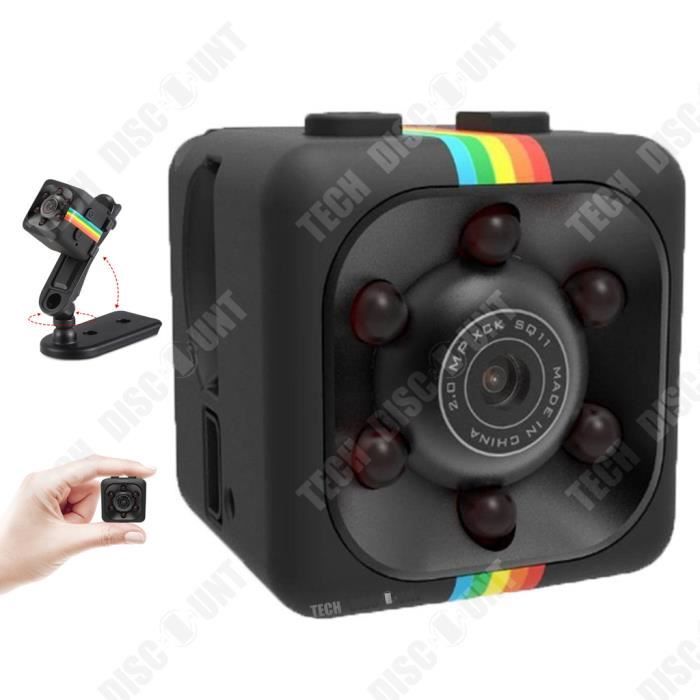 TD® Mini Camera sans Fil surveillance nocturne avec enregistrement exterieur portable enregistreur vidéo cachée pour maison interieu