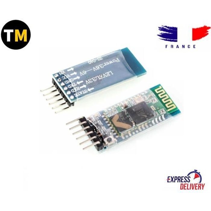 HC-05 Bluetooth Modul Master & Slave 6 Pin Arduino - Cdiscount Bricolage