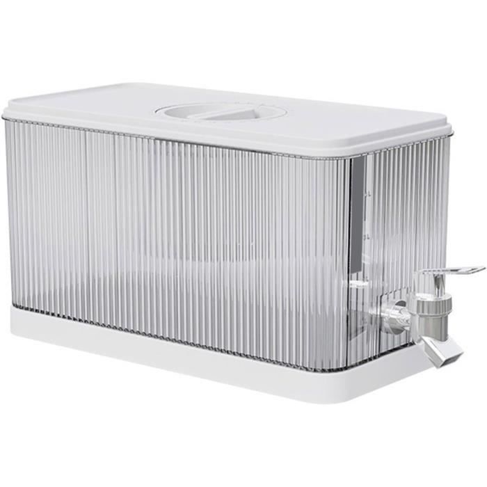 Pichet Distributeur D'eau 3/5 Litres Avec Robinet – Pour Frigo – Neuf Blanc