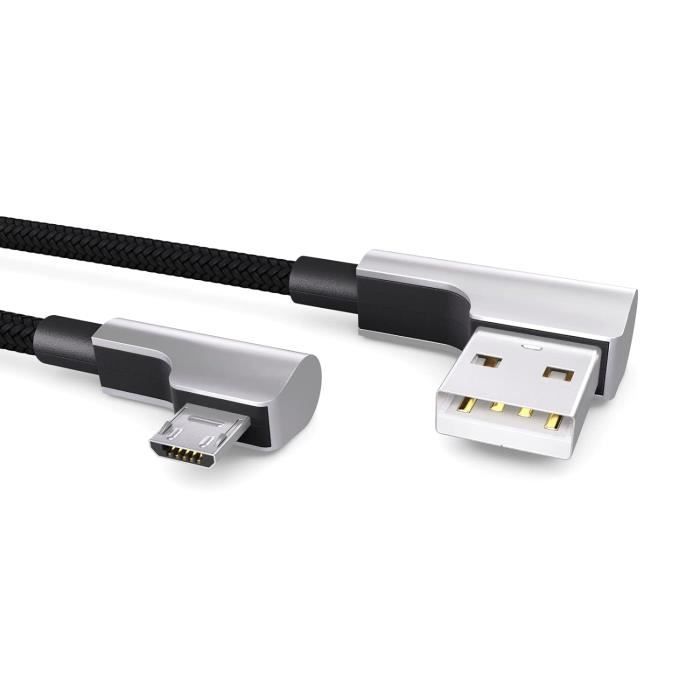 Câble Vention USB 2.0 vers USB-C 2m Noir