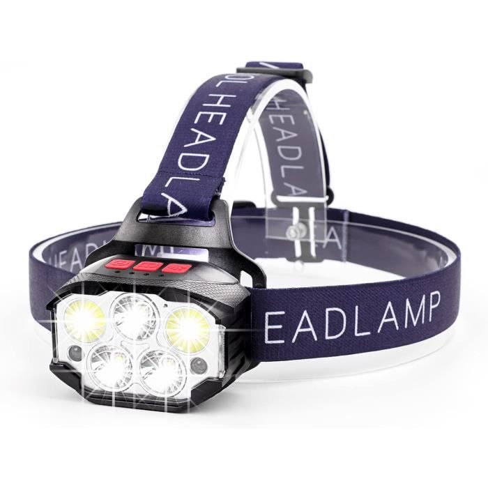 Pack De 2 Lampes Frontales LED Rechargeables CREADY - Puissantes 350 Lumens