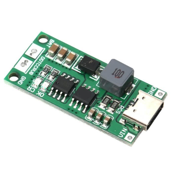 Soldered 333014 – Module Chargeur USB-C Pour Batteries Li-Ion/LiPo Avec Protection (fabriqué En UE)