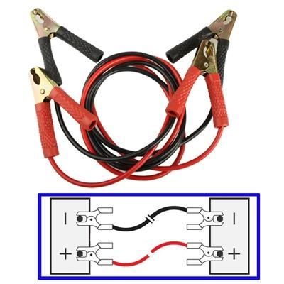 Lot De 2 Pinces Crocodiles Isolées Pour Test De Sondes, Rouge Et Noir