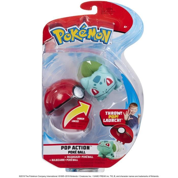 Pokemon pop action - figurine Bulbizarre + Pokéball - 95104 - Neuf -  Cdiscount Jeux vidéo
