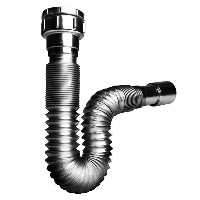Raccord De Vidanche D'évier "freeflow" Chromé 1-1/4" BSP (32mm) - Pour éviers Avec Trop-plein
