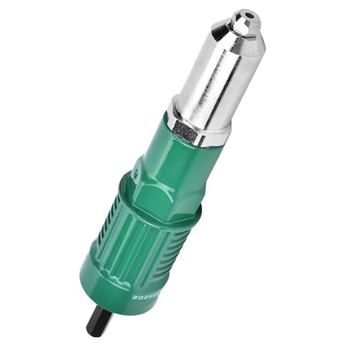TIP Rivet Gun Set Riveter Adapter Rivet Nut Hand Tool for Rivet ...