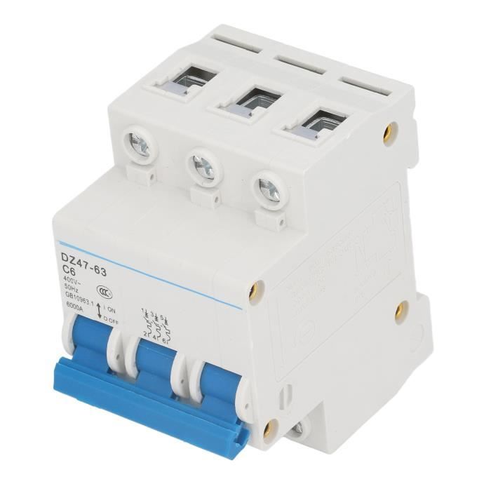 Disjoncteur DIN ASI NDB1-125C100-2 100A 2 Pôles Courbe C - Haute Intensité 240VAC 60VDC Protection UL1077