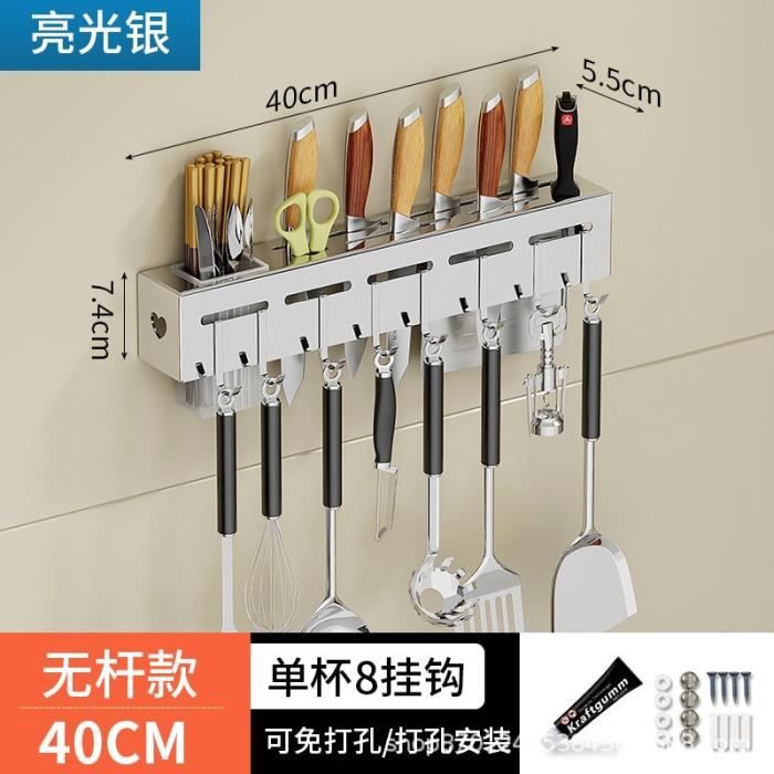 Étagère à Couverts Murale De Style Minimaliste Pour Organiser